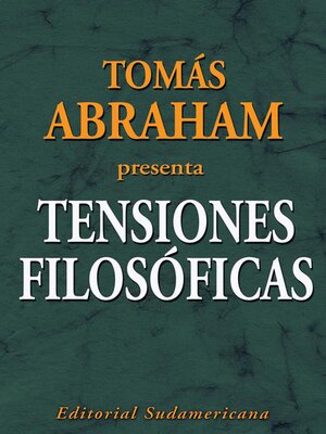 cover image of Tensiones filosóficas